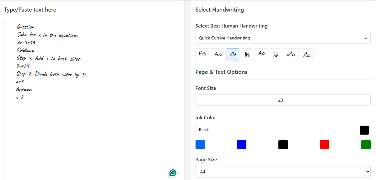 text-to-handwriting-com